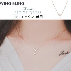 Wing Bling Casual Style Street Style Elegant Style Necklaces & Pendants For Women Pink Gold X One Size