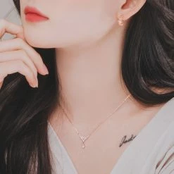 Wing Bling Casual Style Street Style Elegant Style Necklaces & Pendants For Women Pink Gold X One Size -Wing Bling Online Shop org 1026