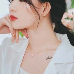 Wing Bling Casual Style Street Style Elegant Style Necklaces & Pendants For Women Pink Gold X One Size -Wing Bling Online Shop org 1030