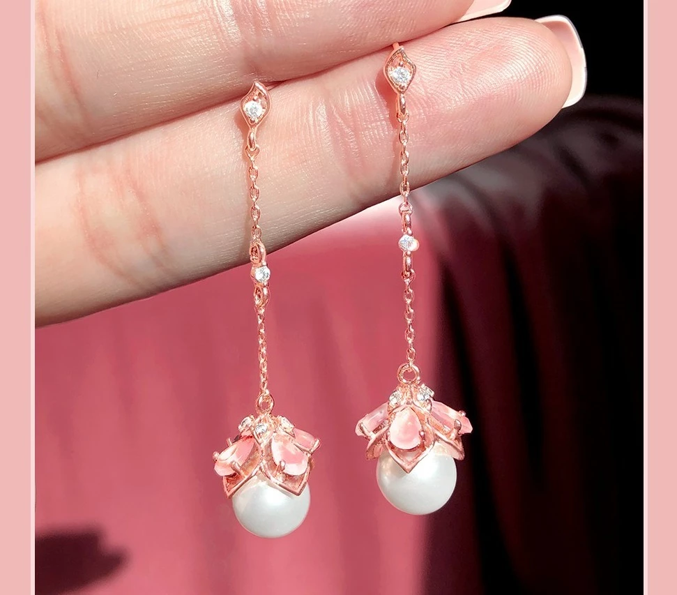 Wing Bling Casual Style Street Style Elegant Style Earrings For Women Pinkgold X One Size 7 Wing Bling Casual Style Street Style Elegant Style Earrings For Women Pinkgold X One Size - Image 5