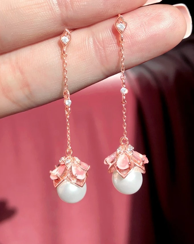 Wing Bling Casual Style Street Style Elegant Style Earrings For Women Pinkgold X One Size 10 Wing Bling Casual Style Street Style Elegant Style Earrings For Women Pinkgold X One Size - Image 8