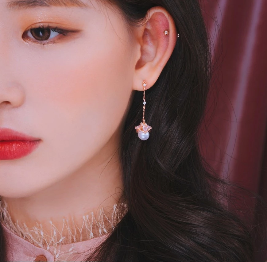 Wing Bling Casual Style Street Style Elegant Style Earrings For Women Pinkgold X One Size 11 Wing Bling Casual Style Street Style Elegant Style Earrings For Women Pinkgold X One Size - Image 9