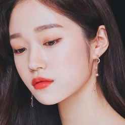 Wing Bling Earrings For Women Pink X Earring -Wing Bling Online Shop org 1107