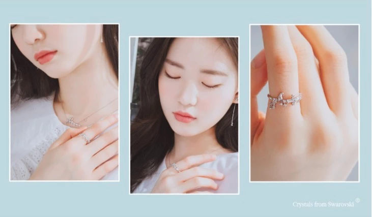 Wing Bling Rings For Women Pink X One Size 8 Wing Bling Rings For Women Pink X One Size - Image 6