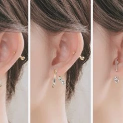 Wing Bling Casual Style Street Style Party Style Elegant Style Earrings For Women Gold X One Size -Wing Bling Online Shop org 1172