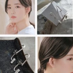 Wing Bling Casual Style Street Style Party Style Elegant Style Earrings For Women Gold X One Size -Wing Bling Online Shop org 1174