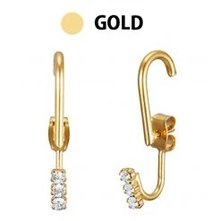 Wing Bling Casual Style Street Style Party Style Elegant Style Earrings For Women Gold X One Size -Wing Bling Online Shop org 1179