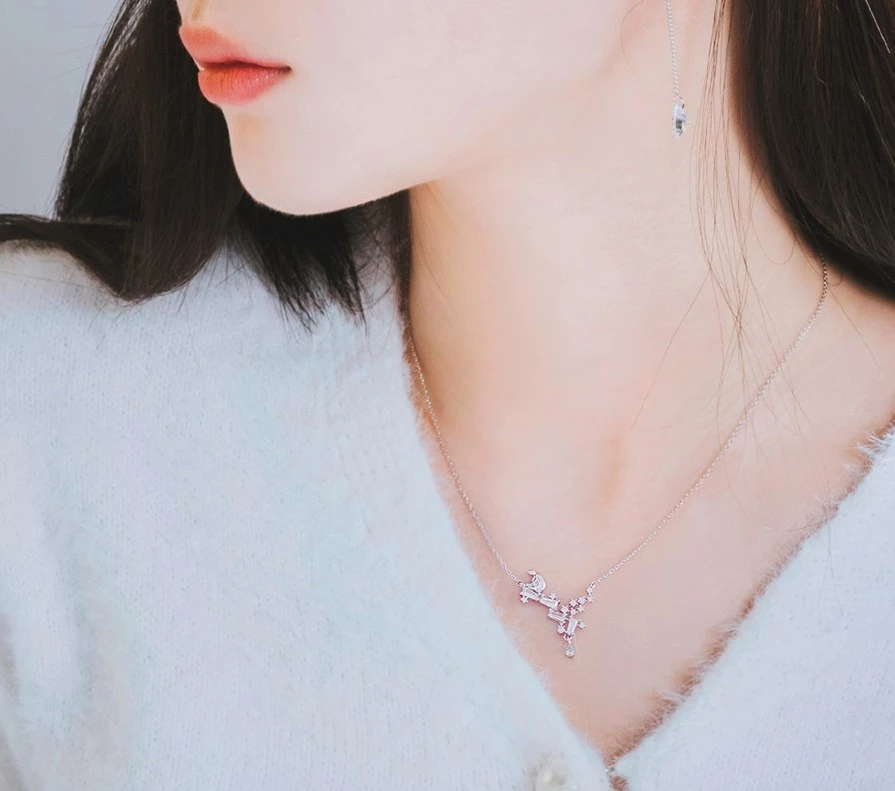 Wing Bling Casual Style Street Style Elegant Style Necklaces & Pendants For Women Pinkgold X One Size 6 Wing Bling Casual Style Street Style Elegant Style Necklaces & Pendants For Women Pinkgold X One Size - Image 4