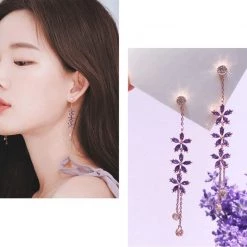 Wing Bling Casual Style Street Style Elegant Style Earrings For Women Pinkgold X One Size -Wing Bling Online Shop org 122