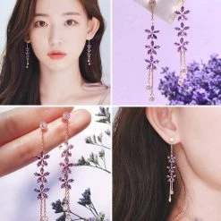 Wing Bling Casual Style Street Style Elegant Style Earrings For Women Pinkgold X One Size -Wing Bling Online Shop org 126