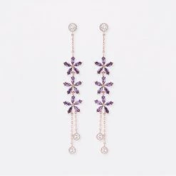 Wing Bling Casual Style Street Style Elegant Style Earrings For Women Pinkgold X One Size -Wing Bling Online Shop org 127