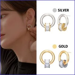 Wing Bling Casual Style Street Style Party Style Elegant Style Earrings For Women Silver X One Size