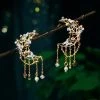 Wing Bling Earrings For Women Gold X Piercing -Wing Bling Online Shop org 1398