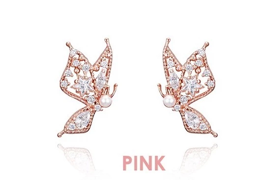 Wing Bling Earrings For Women Silver X One Size 6 Wing Bling Earrings For Women Silver X One Size - Image 4