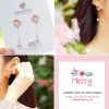 Wing Bling Earrings For Women Silver X One Size 2 Wing Bling Earrings For Women Silver X One Size -Wing Bling Online Shop org 1461