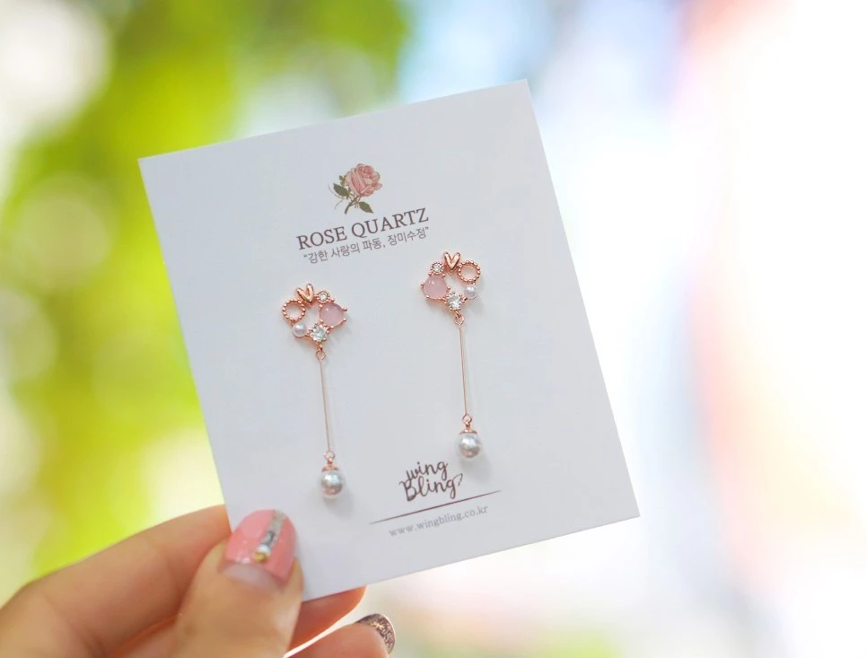 Wing Bling Earrings For Women Silver X One Size 7 Wing Bling Earrings For Women Silver X One Size - Image 5