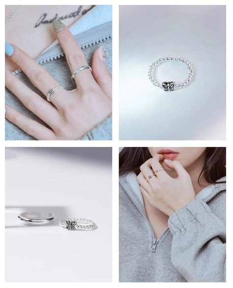 Wing Bling Rings For Women No Color Specification X One Size 3 Wing Bling Rings For Women No Color Specification X One Size