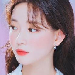 Wing Bling Earrings For Women Silver X Piercing -Wing Bling Online Shop org 1566