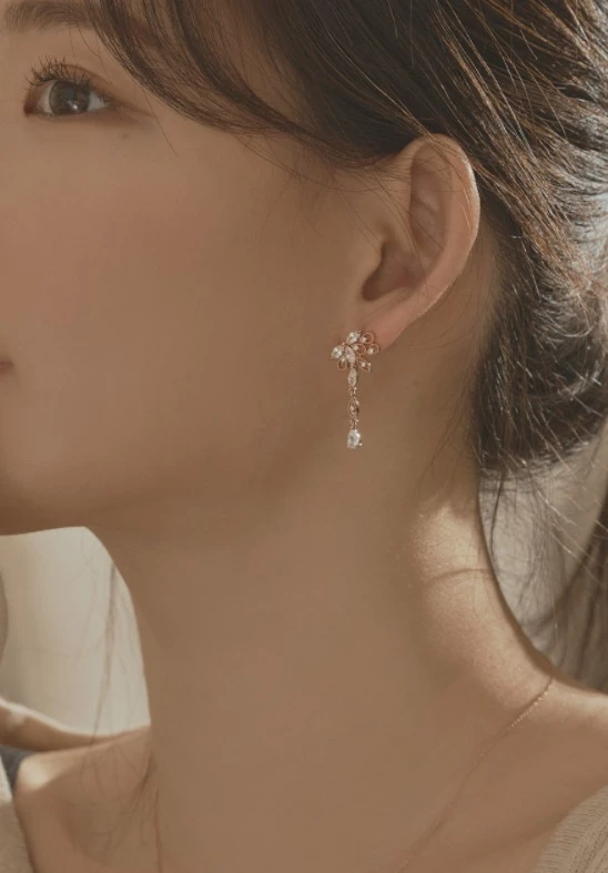 Wing Bling Earrings For Women Silver X One Size 5 Wing Bling Earrings For Women Silver X One Size - Image 3