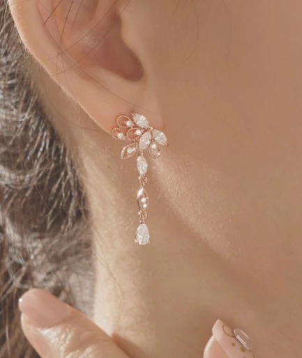 Wing Bling Earrings For Women Silver X One Size 7 Wing Bling Earrings For Women Silver X One Size - Image 5