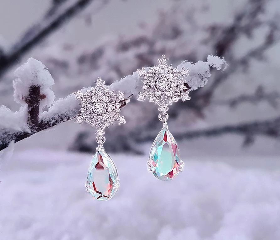 Wing Bling Earrings For Women No Color Specification X Piercing 5 Wing Bling Earrings For Women No Color Specification X Piercing - Image 3