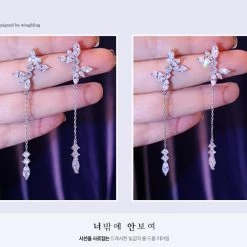 Wing Bling Casual Style Street Style Elegant Style Earrings For Women Silver X One Size -Wing Bling Online Shop org 171