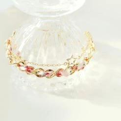 Wing Bling Bracelets For Women Pink X One Size