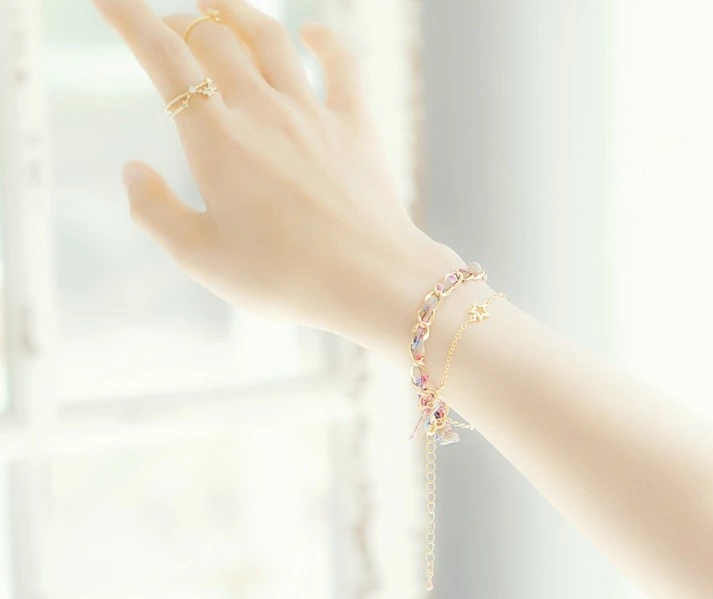 Wing Bling Bracelets For Women Pink X One Size 12 Wing Bling Bracelets For Women Pink X One Size - Image 10