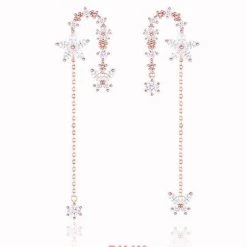 Wing Bling Earrings For Women Pink X Earring -Wing Bling Online Shop org 1730