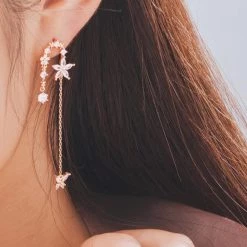 Wing Bling Earrings For Women Pink X Earring -Wing Bling Online Shop org 1732