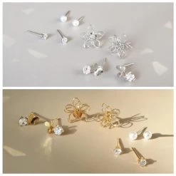 Wing Bling Earrings For Women Gold X One Size