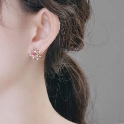 Wing Bling Earrings For Women Silver X Piercing -Wing Bling Online Shop org 1792