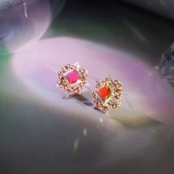 Wing Bling Earrings For Women Silver X Piercing -Wing Bling Online Shop org 1793