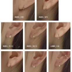 Wing Bling Earrings For Women Purple(rose Gold) X Round -Wing Bling Online Shop org 182