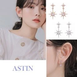 Wing Bling Casual Style Street Style Party Style Elegant Style Earrings For Women Pink X One Size