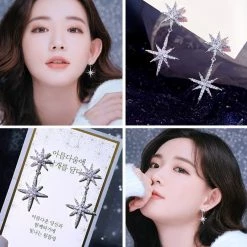 Wing Bling Earrings For Women No Color Specification X Piercing