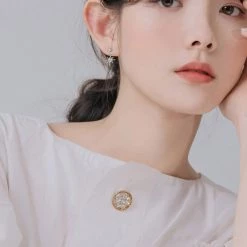 Wing Bling Casual Style Street Style Party Style Elegant Style Earrings For Women Pink X One Size -Wing Bling Online Shop org 187