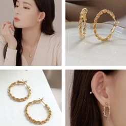 Wing Bling Earrings For Women No Color Specification X Piercing