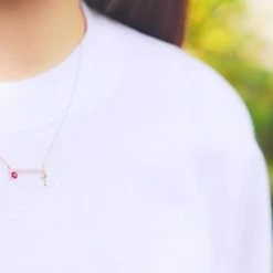 Wing Bling Necklaces & Pendants For Women Gold X March Aquamarine -Wing Bling Online Shop org 1992