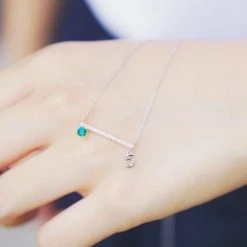 Wing Bling Necklaces & Pendants For Women Gold X March Aquamarine -Wing Bling Online Shop org 1994