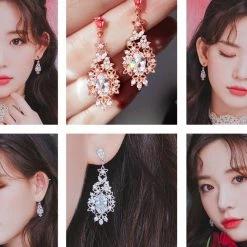 Wing Bling Casual Style Street Style Elegant Style Earrings For Women Silver X One Size -Wing Bling Online Shop org 210