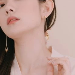 Wing Bling Casual Style Street Style Elegant Style Earrings For Women Silver X One Size -Wing Bling Online Shop org 2217