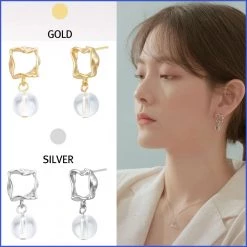 Wing Bling Casual Style Street Style Party Style Elegant Style Earrings For Women Gold X One Size