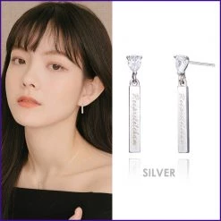 Wing Bling Casual Style Street Style Party Style Elegant Style Earrings For Women Silver X One Size