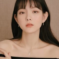 Wing Bling Casual Style Street Style Party Style Elegant Style Earrings For Women Silver X One Size -Wing Bling Online Shop org 2317