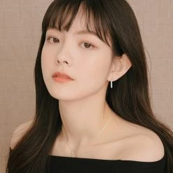 Wing Bling Casual Style Street Style Party Style Elegant Style Earrings For Women Silver X One Size -Wing Bling Online Shop org 2319