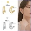 Wing Bling Casual Style Street Style Party Style Elegant Style Earrings For Women Silver X One Size 2 Wing Bling Casual Style Street Style Party Style Elegant Style Earrings For Women Silver X One Size -Wing Bling Online Shop org 2353