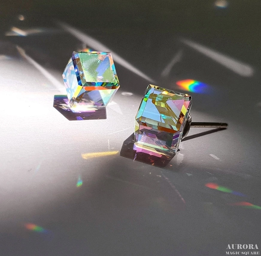 Wing Bling Casual Style Street Style Party Style Elegant Style Earrings For Women Rainbow X One Size 8 Wing Bling Casual Style Street Style Party Style Elegant Style Earrings For Women Rainbow X One Size - Image 6