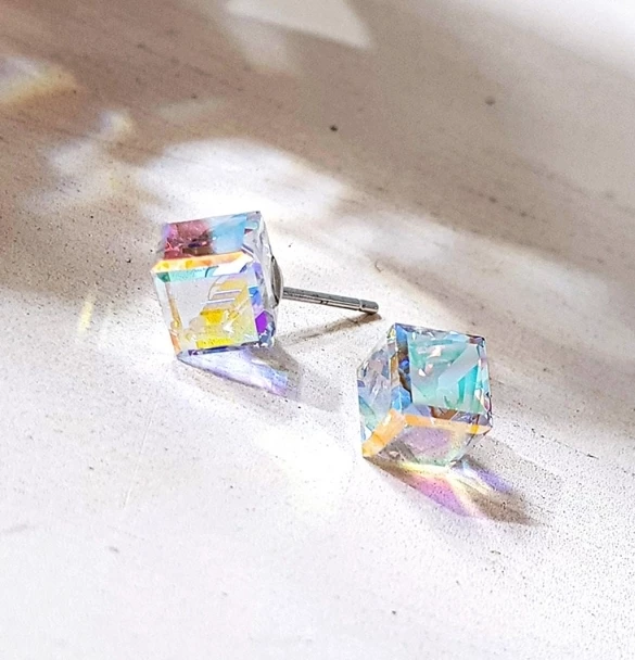 Wing Bling Casual Style Street Style Party Style Elegant Style Earrings For Women Rainbow X One Size 9 Wing Bling Casual Style Street Style Party Style Elegant Style Earrings For Women Rainbow X One Size - Image 7