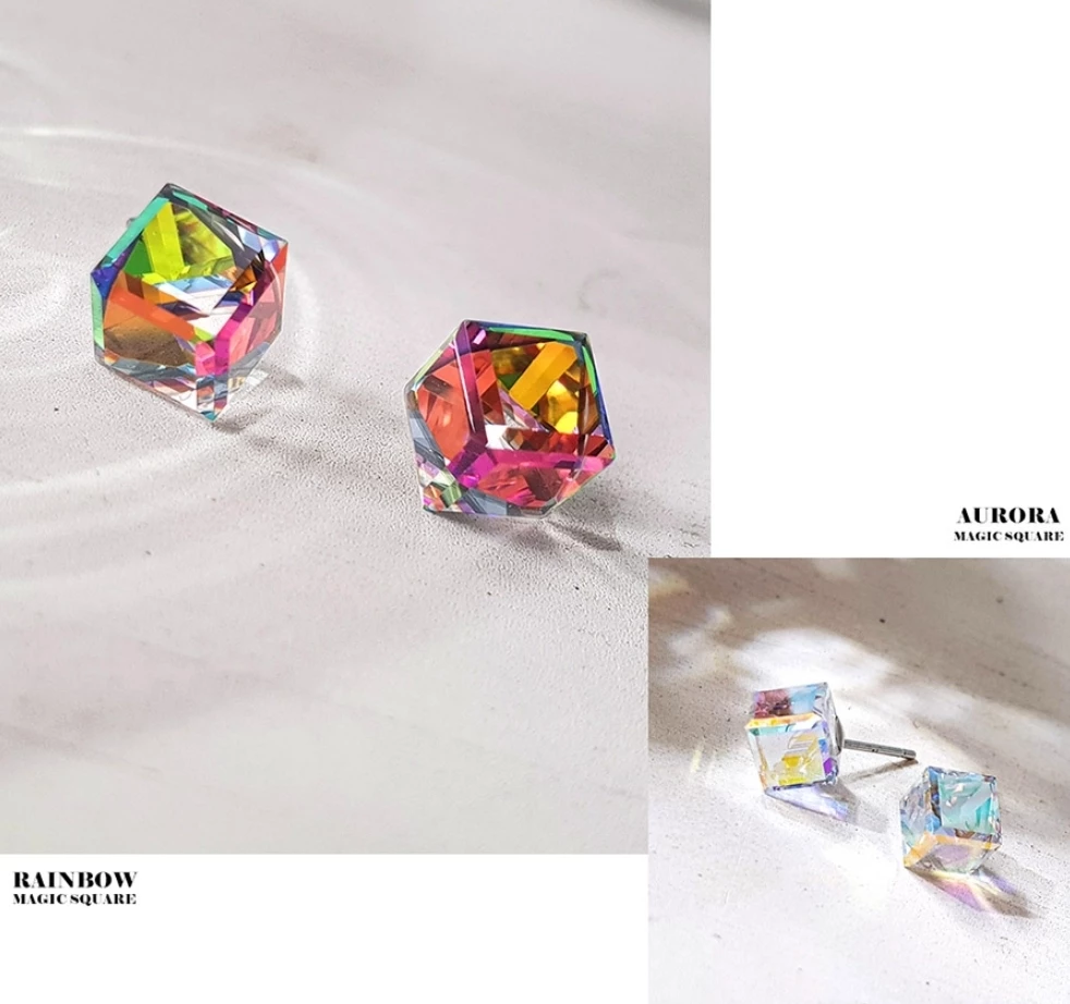 Wing Bling Casual Style Street Style Party Style Elegant Style Earrings For Women Rainbow X One Size 11 Wing Bling Casual Style Street Style Party Style Elegant Style Earrings For Women Rainbow X One Size - Image 9